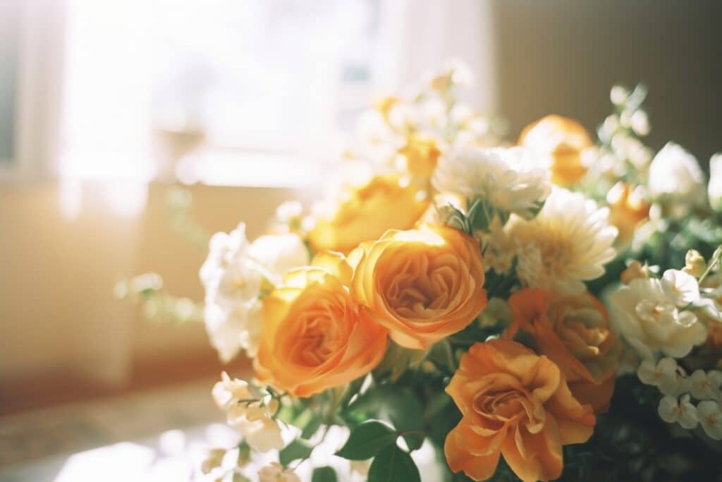 bouquet pour mariage romantique