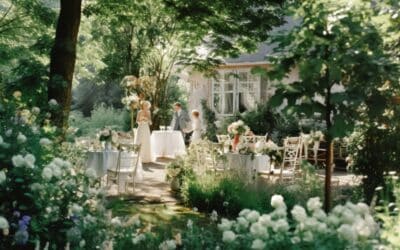 Comment décorer son jardin pour un mariage romantique ?