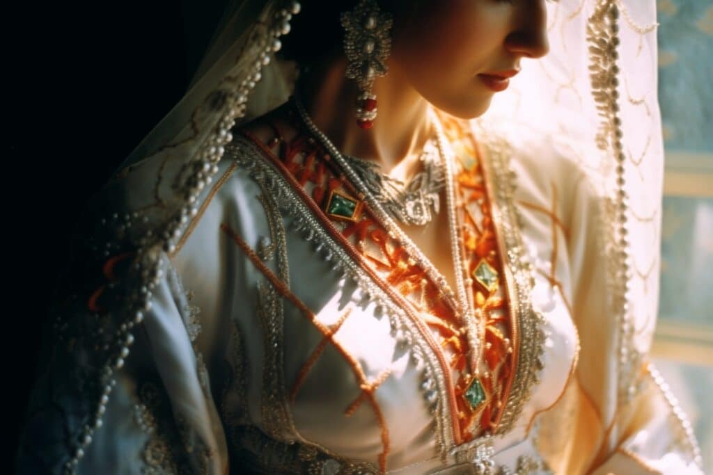 robe de mariage kabyle sirene