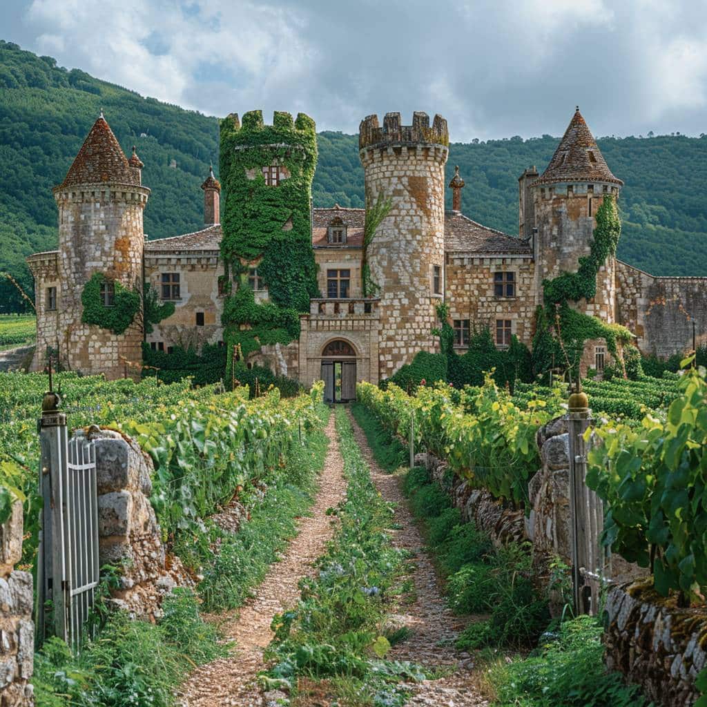 Le château Sainte Sabine en Bourgogne