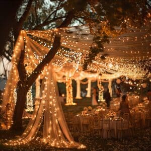 Lumières de Mariage : Créer une Ambiance Féérique avec des Lumières